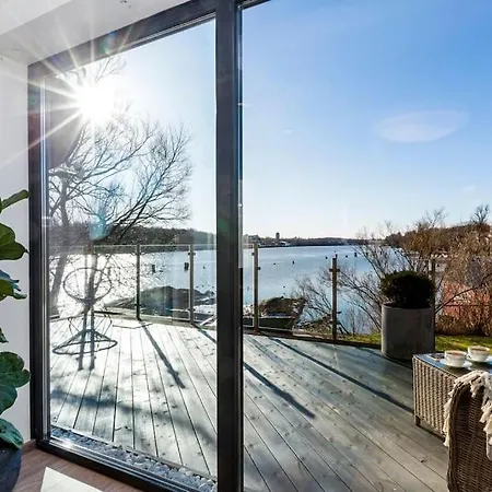 Villa Flott Moderne Hus Langs Elven! *