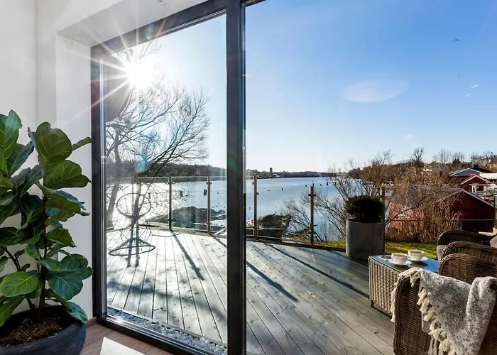 Villa Flott Moderne Hus Langs Elven! *